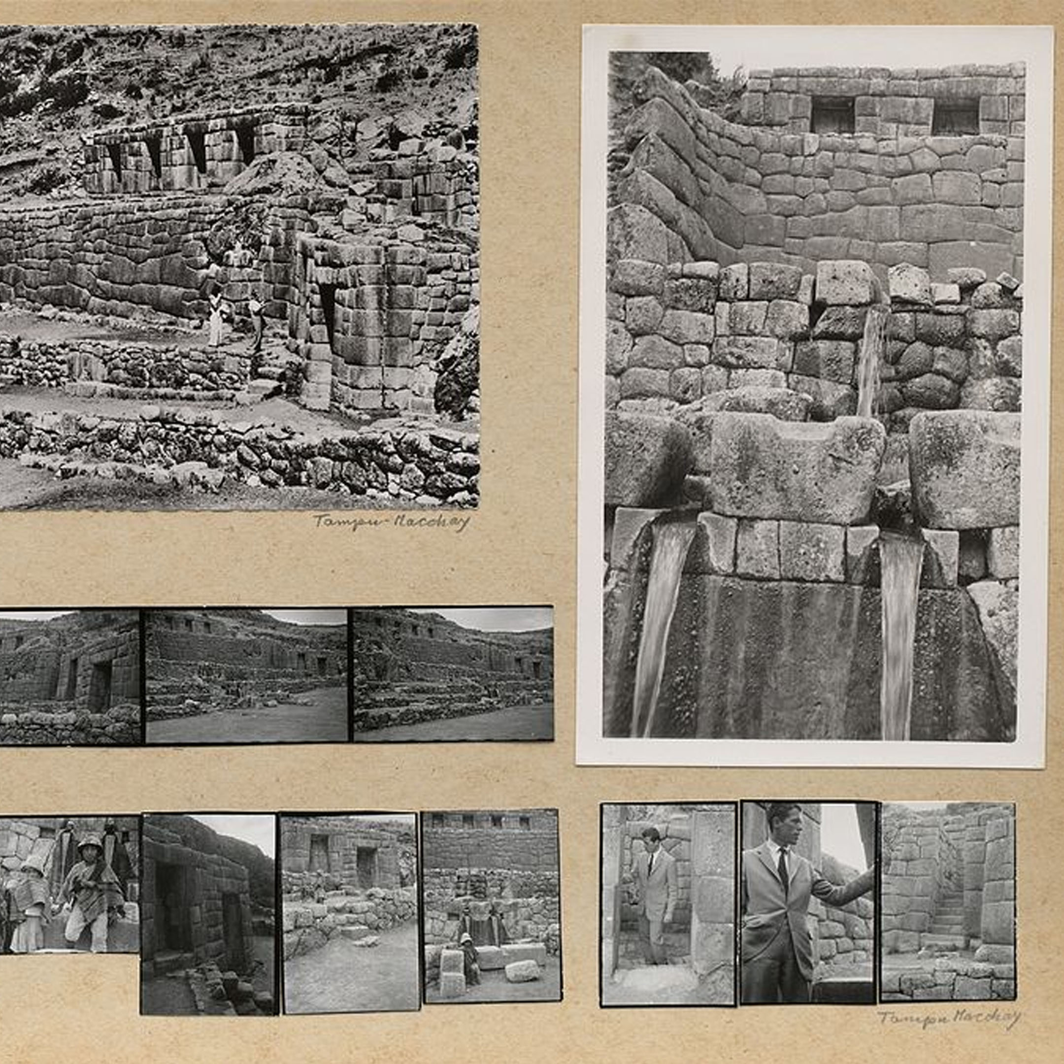 Tirages photographiques Cuzco et Tampu Macchay Pérou, Josef Albers - null
