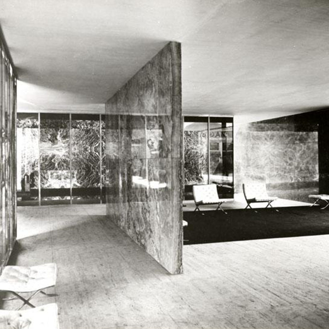 Le pavillon allemand pour l’Exposition internationale de Barcelone en 1929 - null